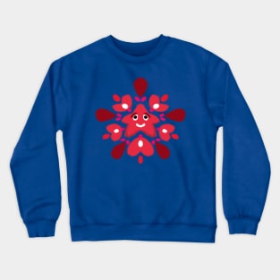 StarBurst Red Crewneck Sweatshirt